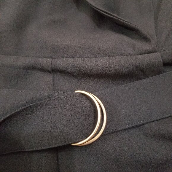 Lulus jumpsuit in black with matching belt, size S - Picture 7 of 14